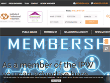 Tablet Screenshot of ipw.org.uk